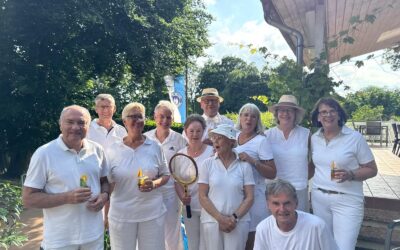 Weißes Tennisvergnügen beim Clubabend – „Ganz in Weiß“ begeistert Mitglieder